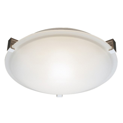 Trans Globe Lighting 59006 WH Frosted Clipped 12" Flushmount in White